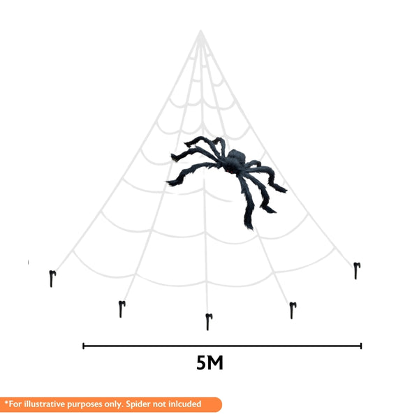 Halloween Mega Yard Spider Web | 5m , 478 x 500cm
