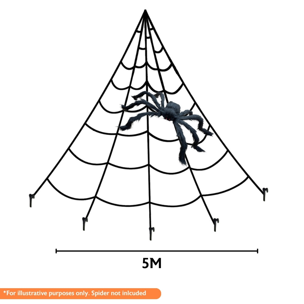 Halloween Mega Yard Spider Web | 5m , 478 x 500cm