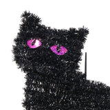 Halloween Hanging Tinsel Black Cat Decoration | 33 x 1 x 33cm