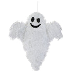 Halloween Hanging Tinsel Ghost Decoration | 39cm White Spooky Party