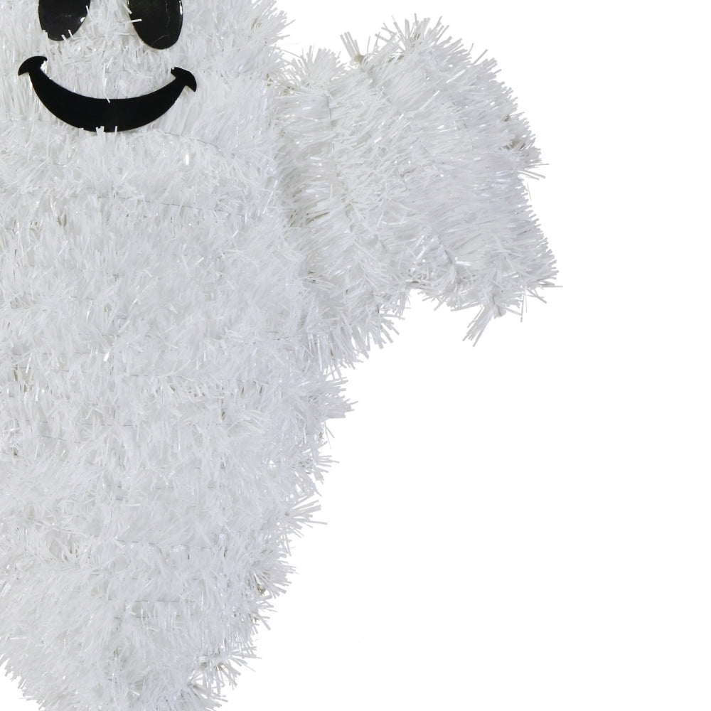 Halloween Hanging Tinsel Ghost Decoration | 39cm White Spooky Party