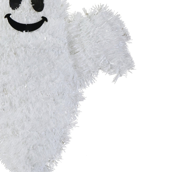Halloween Hanging Tinsel Ghost Decoration | 39cm White Spooky Party