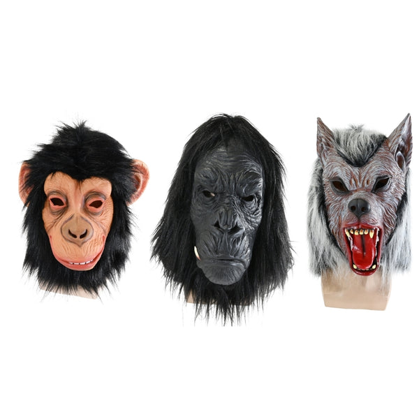 Halloween Frightful Animal Latex Mask | Adult One Size Fits Most