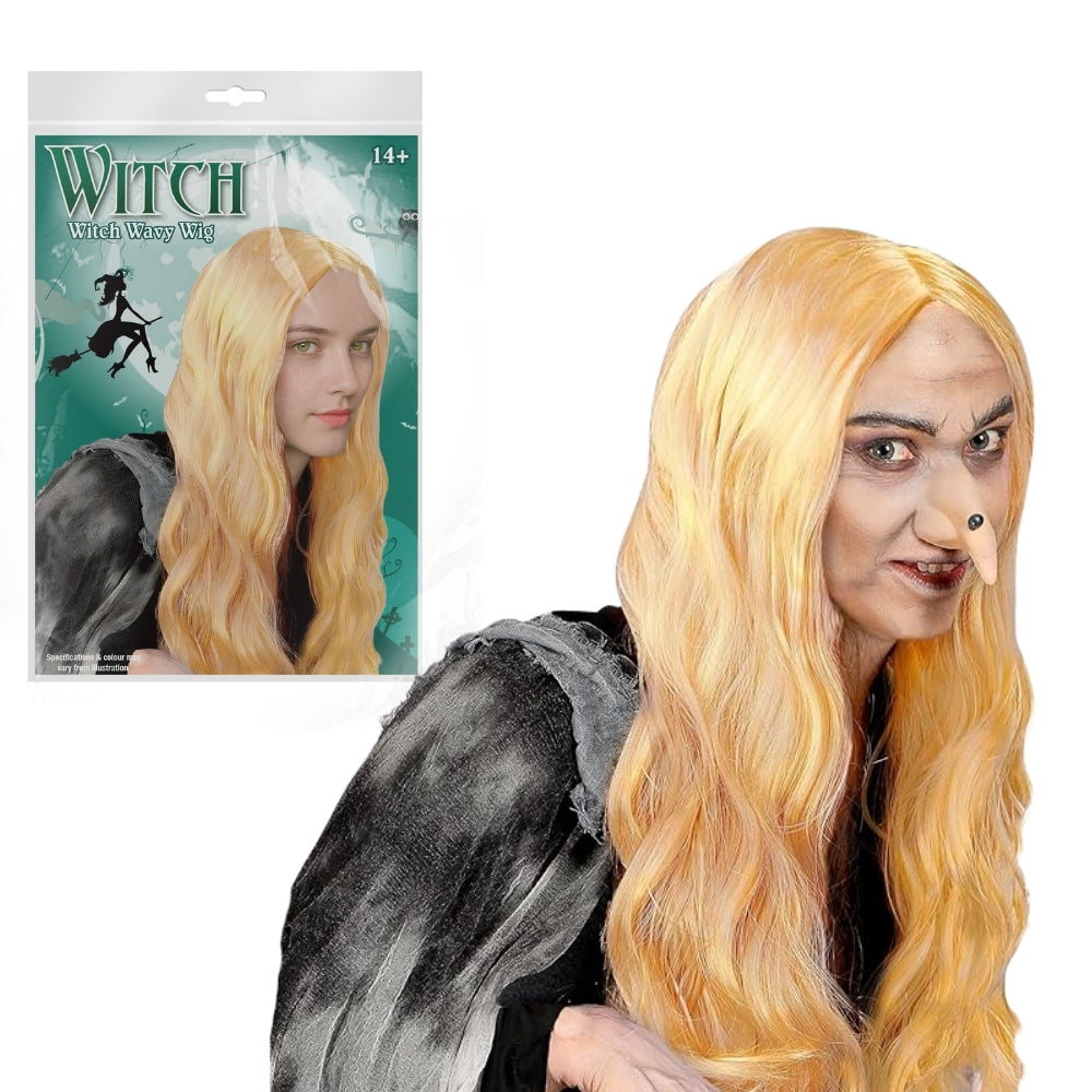Halloween Witch Wavy Wig | Assorted Colours, 150g
