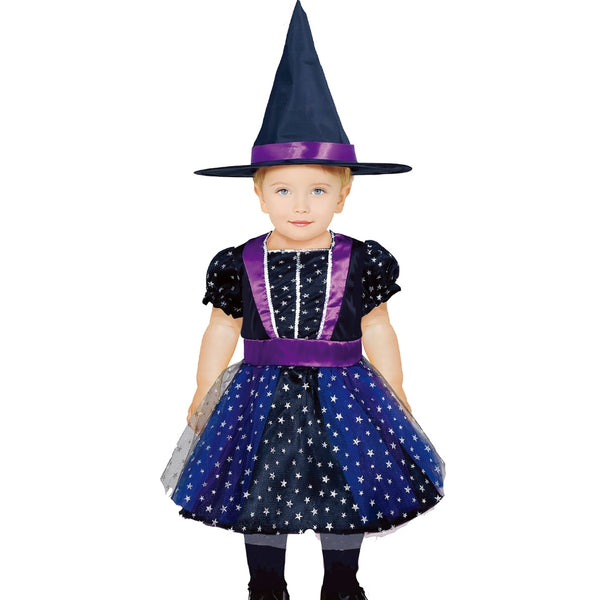 Magical Munchkin Witch Halloween Costume | Toddler Height 92-104cm