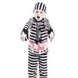 Kids Zombie Prisoner Halloween Costume | Orange Prison Outfit