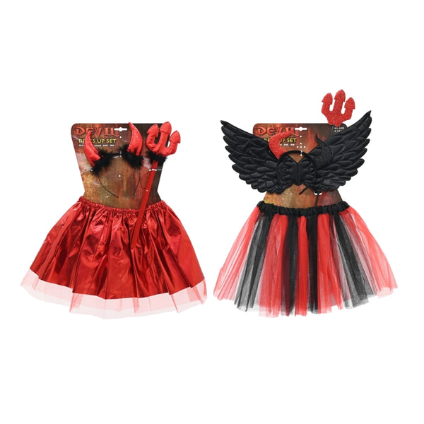 Halloween Devil Dress Up Tutu Costume | Kids Assorted Styles