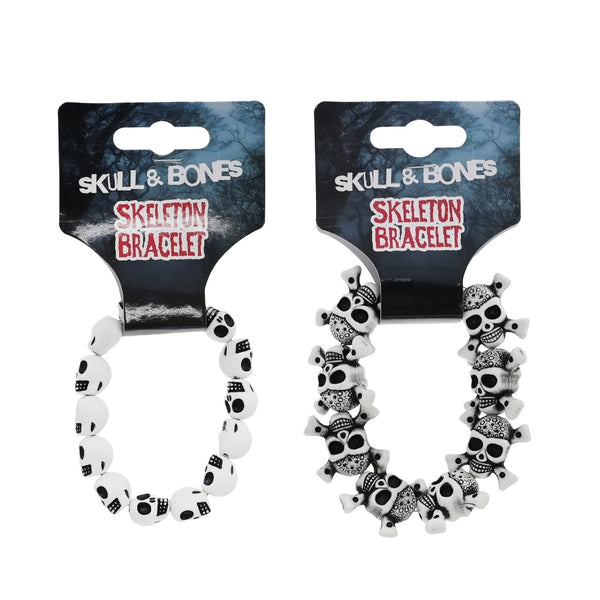 Halloween Skeleton Bracelet Assorted | 8 x 8 x 2cm