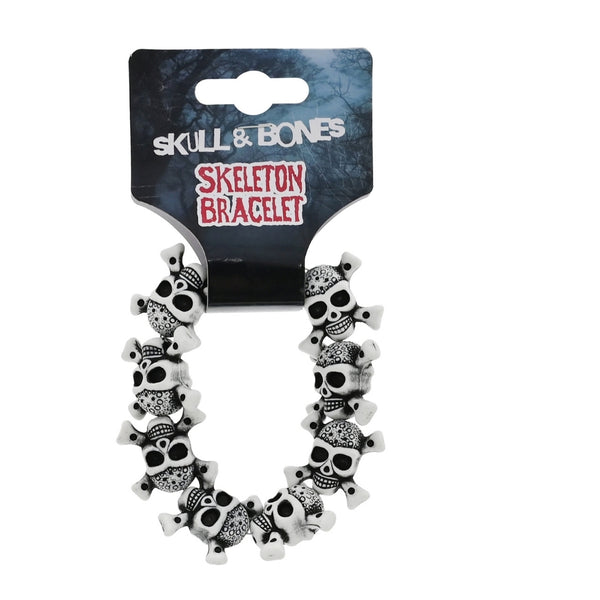 Halloween Skeleton Bracelet Assorted | 8 x 8 x 2cm