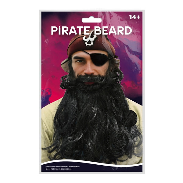 Adult Pirate Beard Halloween Costume Accessory | 27 x 4 x 37cm