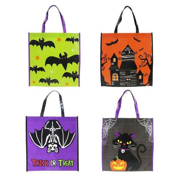 Halloween Shiny Reusable Shopper Bag - 38cm, Assorted Designs and Colours