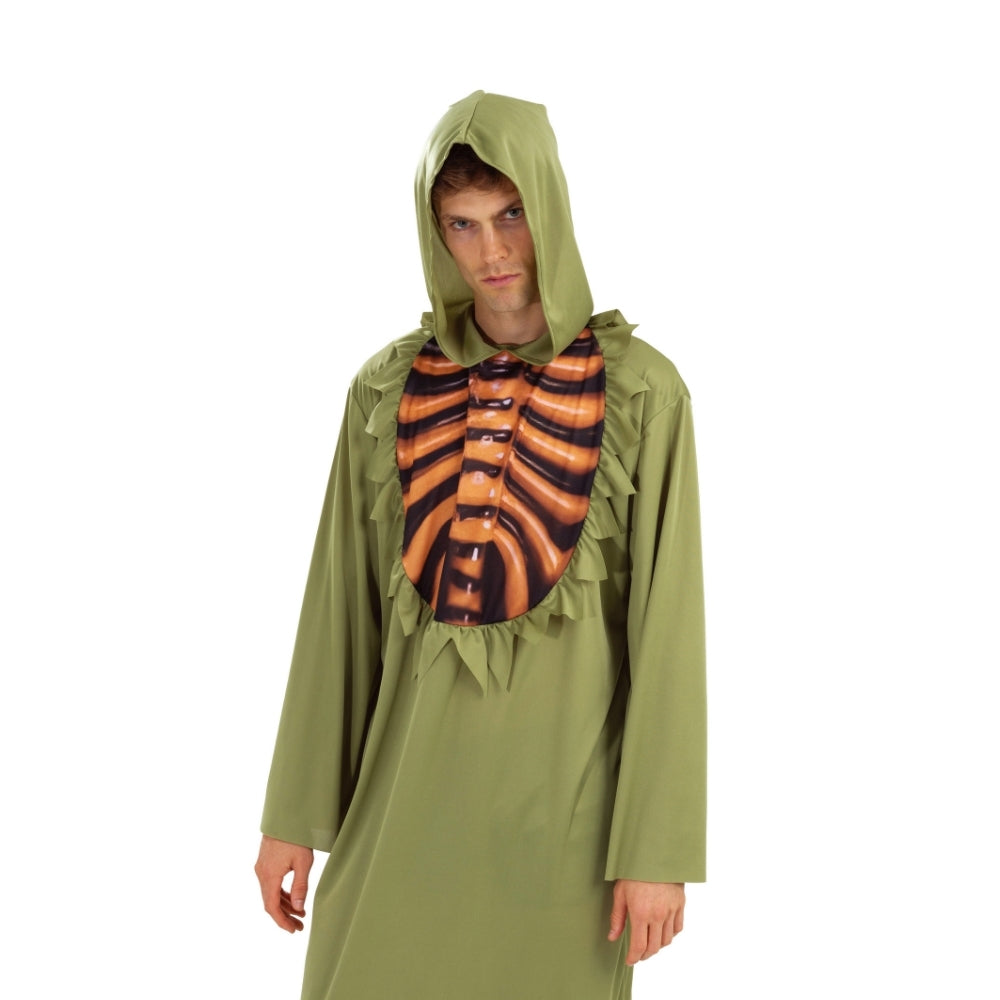 Adult Evil Pumpkin Halloween Costume | Orange Jack-O'-Lantern Design