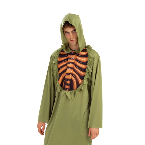 Adult Evil Pumpkin Halloween Costume | Orange Jack-O'-Lantern Design