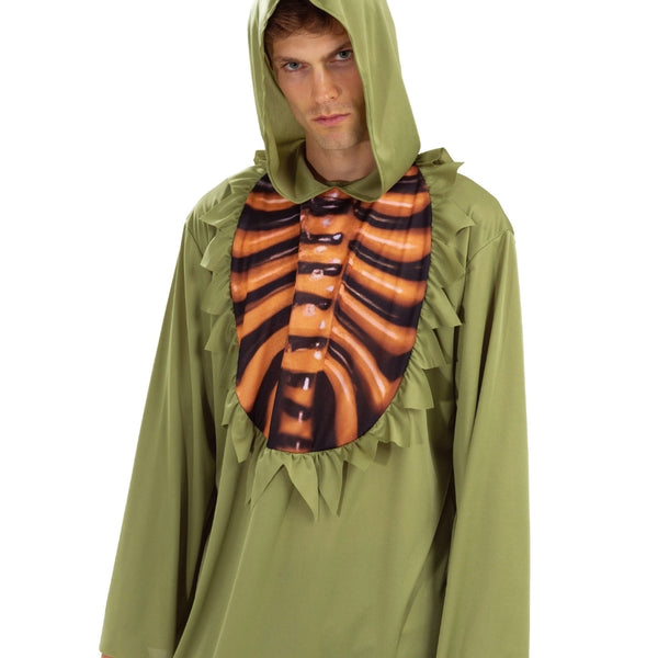 Adult Evil Pumpkin Halloween Costume | Orange Jack-O'-Lantern Design