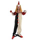 Halloween Animated Standing Evil Clown Decoration | 1.8M, Battery Operated