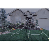 Mega Illuminated Outdoor Spider Web Halloween Decoration - 6.9 x 5.7m
