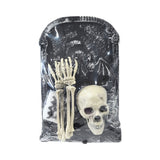 Gothic Skull and Bones Graveyard Ornament - 54.5cm, Pack of 18