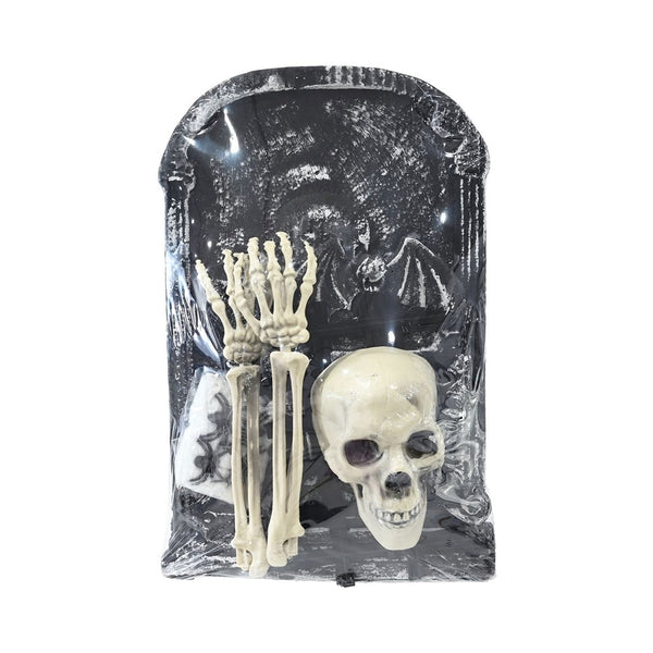 Gothic Skull and Bones Graveyard Ornament - 54.5cm, Pack of 18
