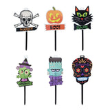 Halloween Character Garden Yard Stakes - Assorted Designs and Colours