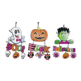 Glittery Halloween Hanging Decoration - 45cm, Assorted Designs