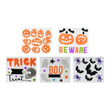 Halloween Gel Window Stickers - Assorted Designs and Colours