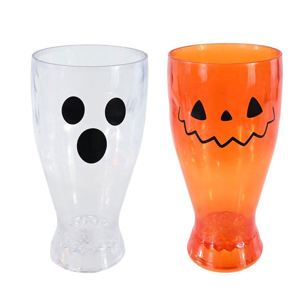 Reusable Halloween Pint Tumbler - 560ml, Assorted Colours and Designs