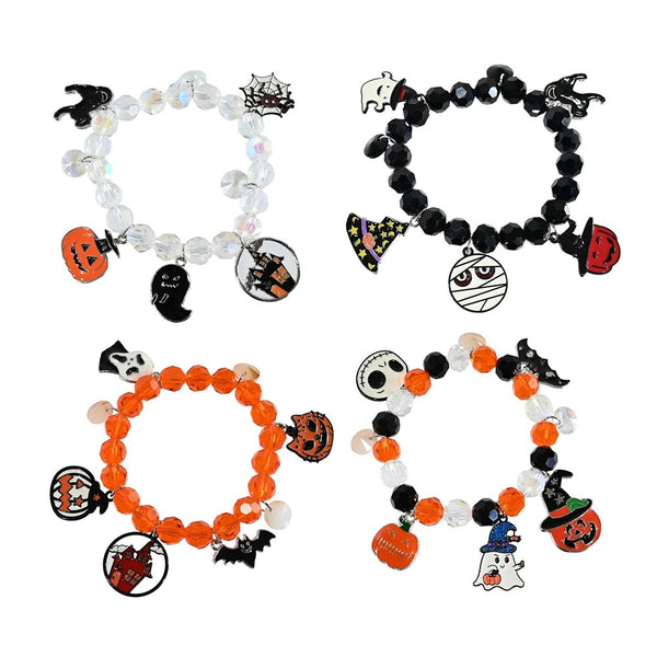 Boo Bling Halloween Charm Bracelet - Assorted Designs and Colours
