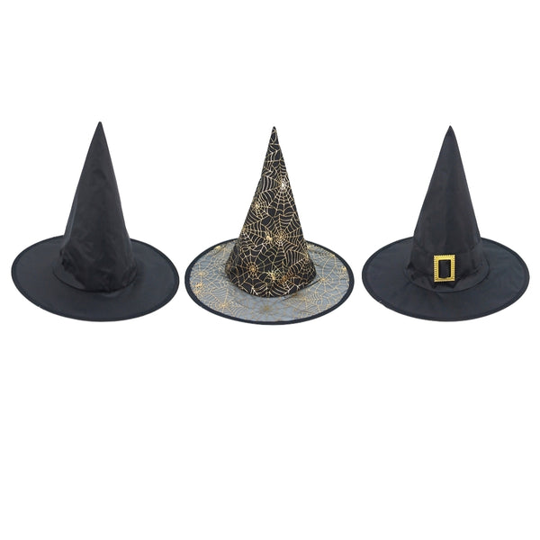 Halloween Witch Hat Assorted | 38 x 38 x 32cm