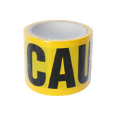 Halloween Yellow Caution Tape | 50M, 7.5 x 500cm, Black Lettering