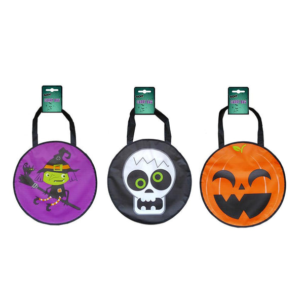 Halloween Trick Or Treat Peva Round Carry Bag 36cm | Assorted Models