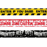 Halloween Warning Fright Tape | Pack of 3, 3m Each, 7.6cm Width
