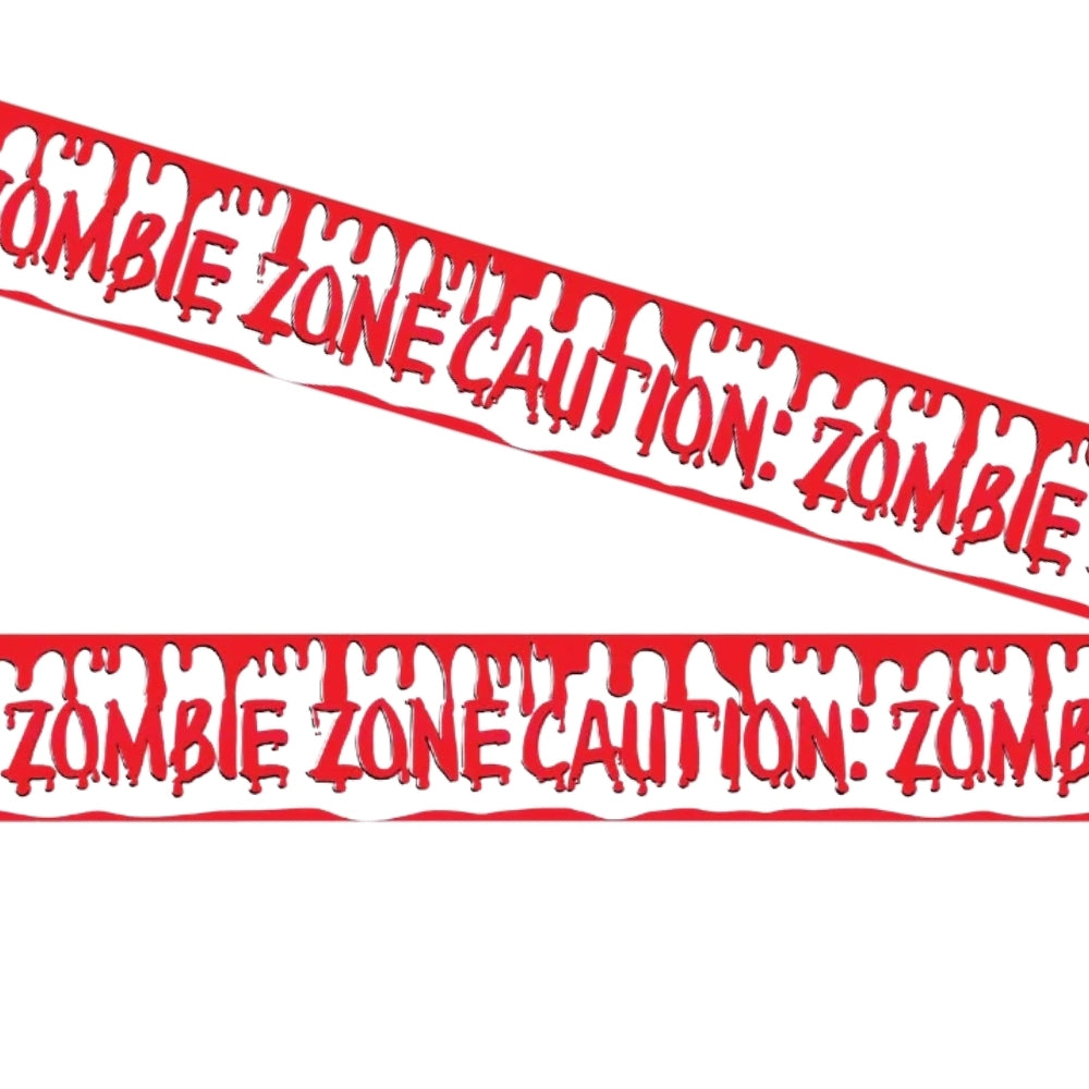 Halloween Warning Fright Tape | Pack of 3, 3m Each, 7.6cm Width