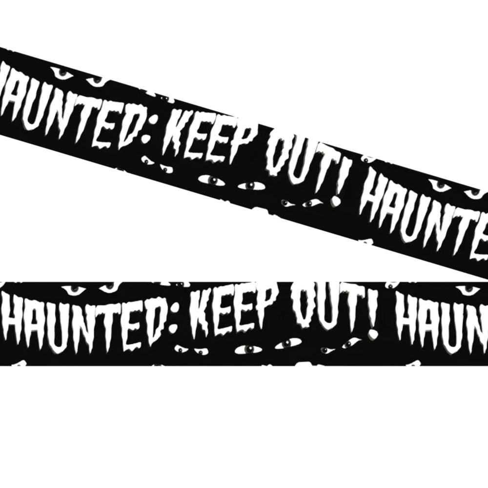 Halloween Warning Fright Tape | Pack of 3, 3m Each, 7.6cm Width