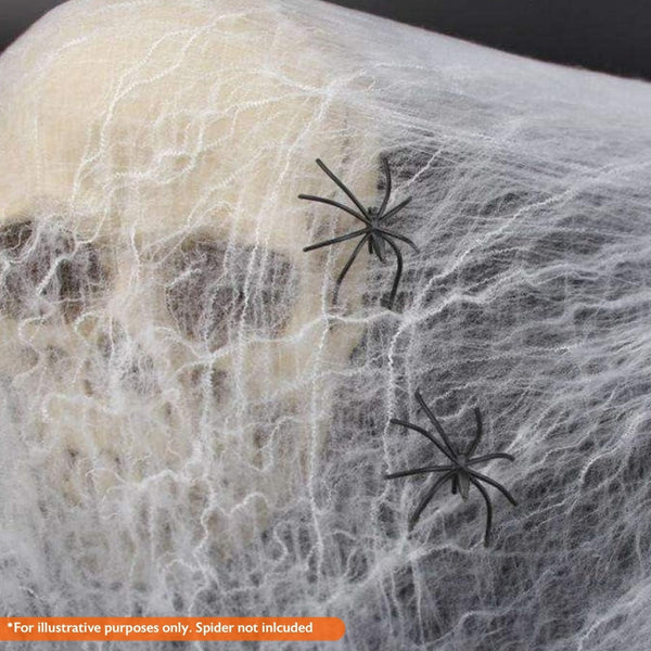 Halloween Jumbo Stretchy Spider Web Decoration | 220g