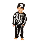 Halloween Skeleton Costume for Toddlers | Black and White Jumpsuit