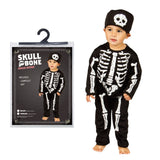 Halloween Skeleton Costume for Toddlers | Black and White Jumpsuit
