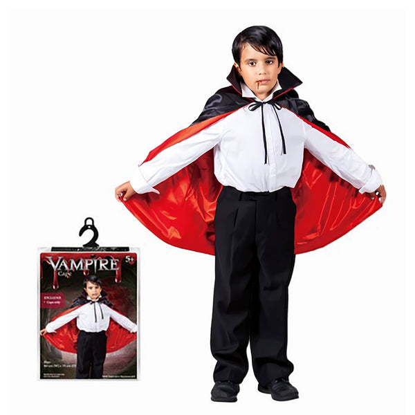 Kids Halloween Vampire Cape | Black, 75 x 70cm