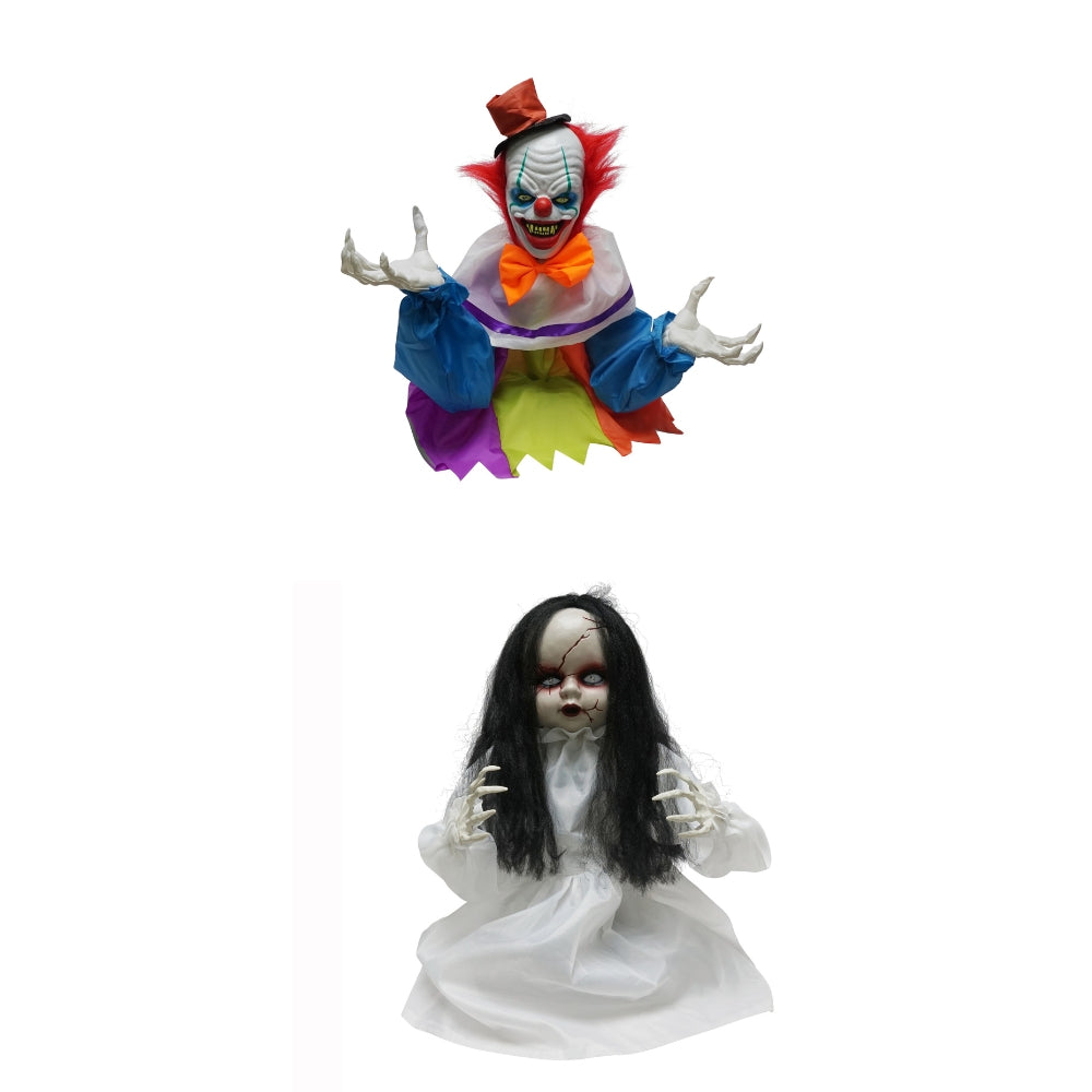 Boo! Animated Launching Ground Breaker Scary Character | 37cm