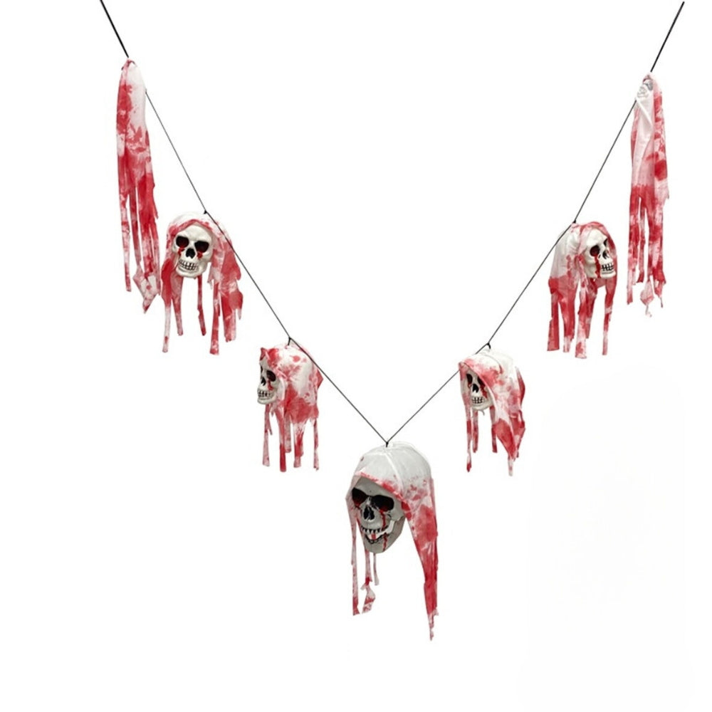 Boo! Bloody Skull Hanging Garland | 180cm