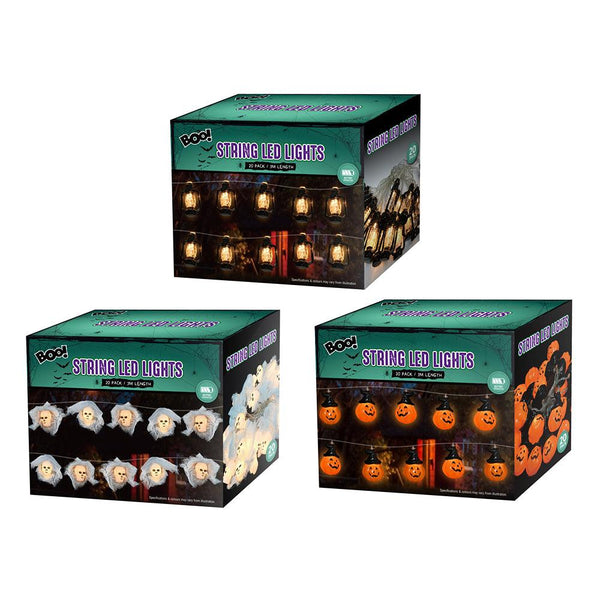 Led Halloween String Lights 3m | Battery Operated | Assorted Models