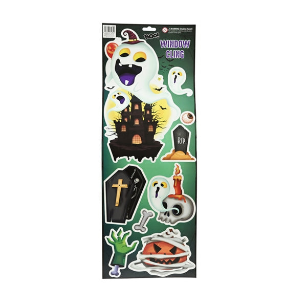Halloween Spooky Character Window Static Clings | 21 x 59.5cm