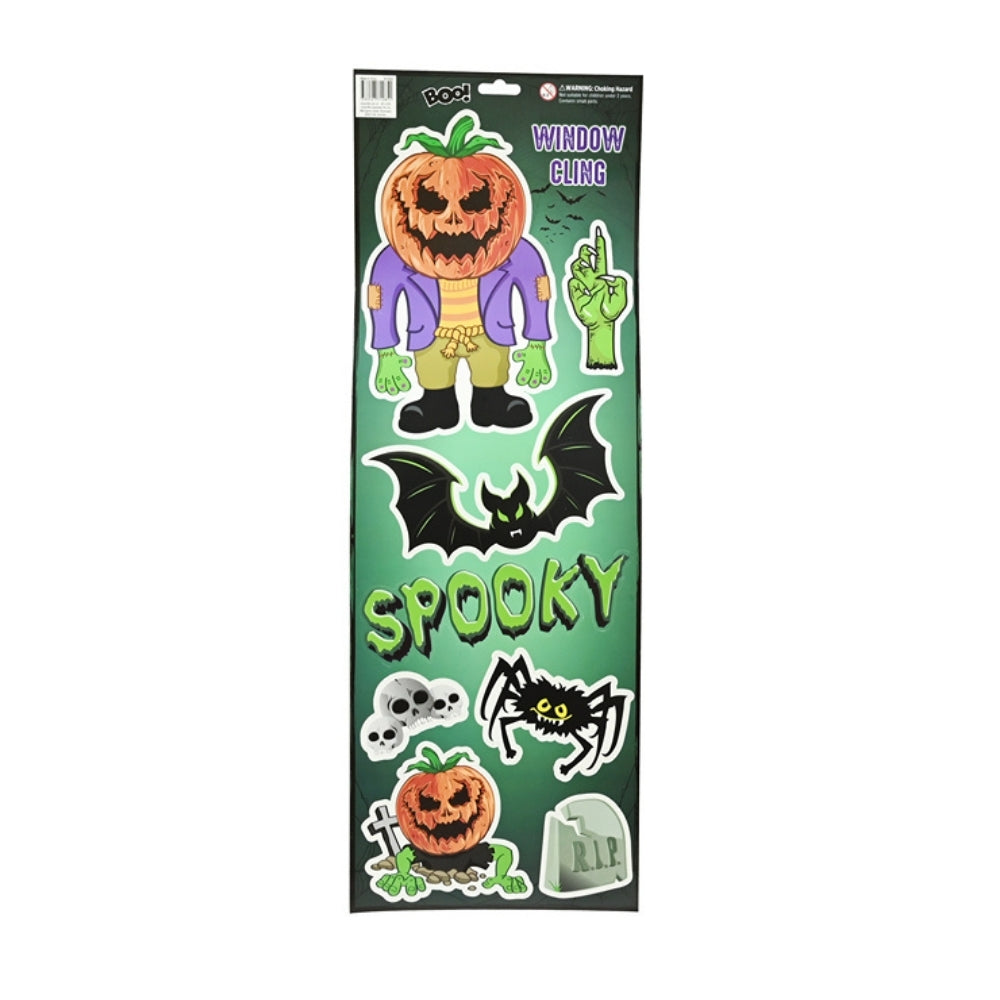 Halloween Spooky Character Window Static Clings | 21 x 59.5cm