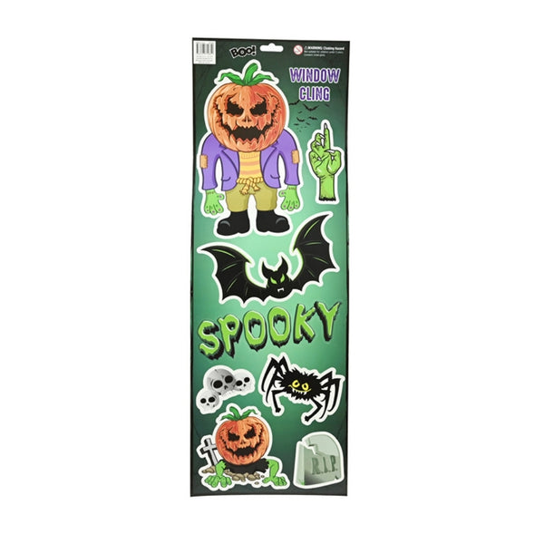 Halloween Spooky Character Window Static Clings | 21 x 59.5cm