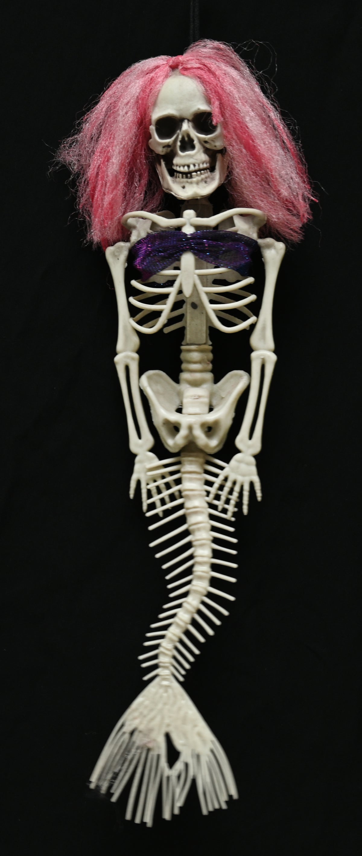 Boo! Mermaid Skelton with Pink Wig | 39cm