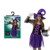 Purple Witch Halloween Costume | Adult Ladies One Size Fits Most