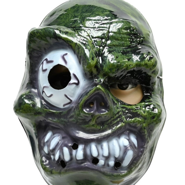 Halloween Green Monster Mask | 18.5 x 17cm