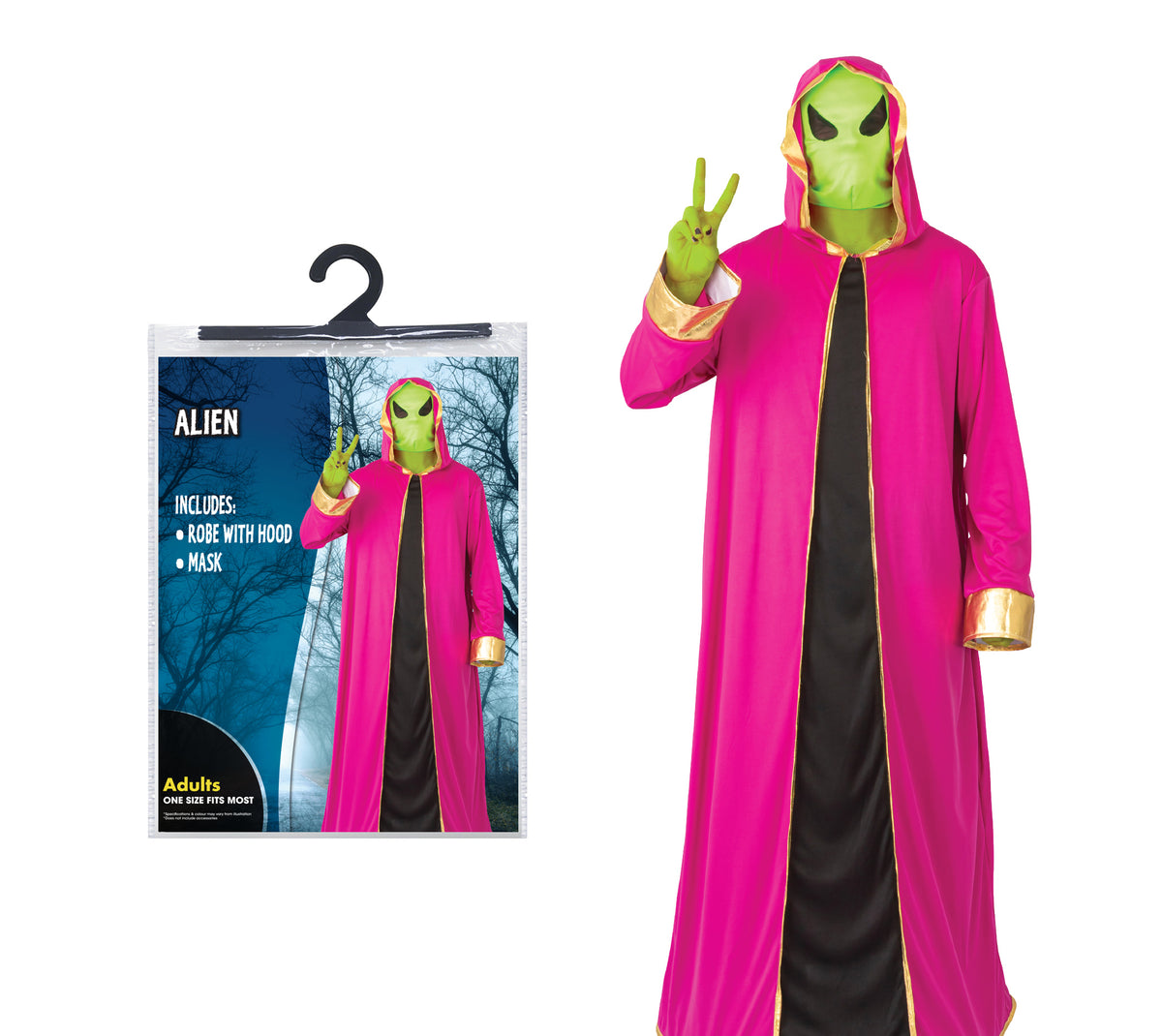 Boo! Alien Robe Costume | Adult