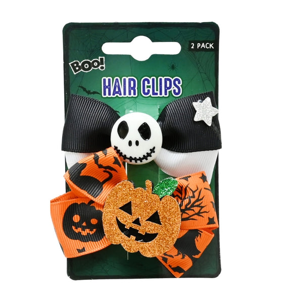 Halloween Hair Clips Pack of 2 Assorted | 8 x 1.5 x 5cm