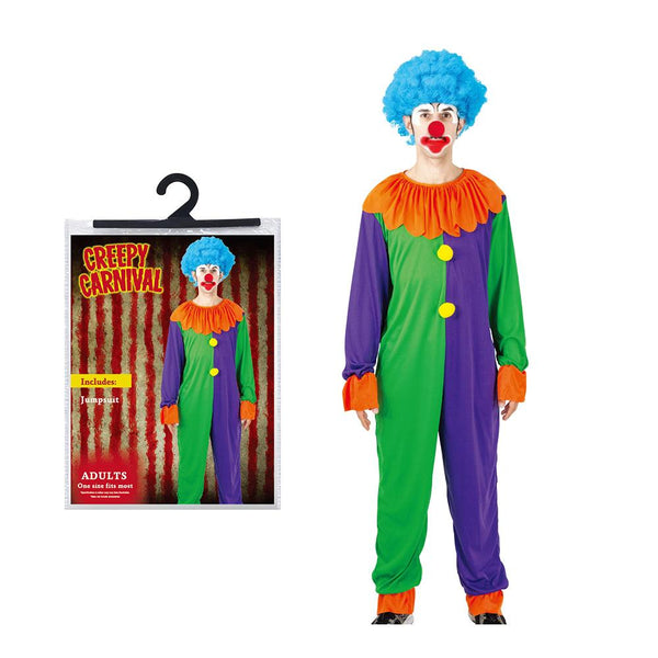 Costume Joker Clown Jumpsuit For Adults