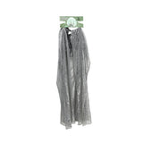 Halloween Witch Spider Web Cape | 150 x 100cm Black Costume Accessory